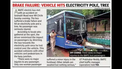 Electric bus crashes in Bengaluru raise safety alarm, show training gaps