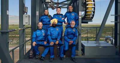 Agra-born adventurer lifts off to edge of space in Blue Origin’s spacecraft