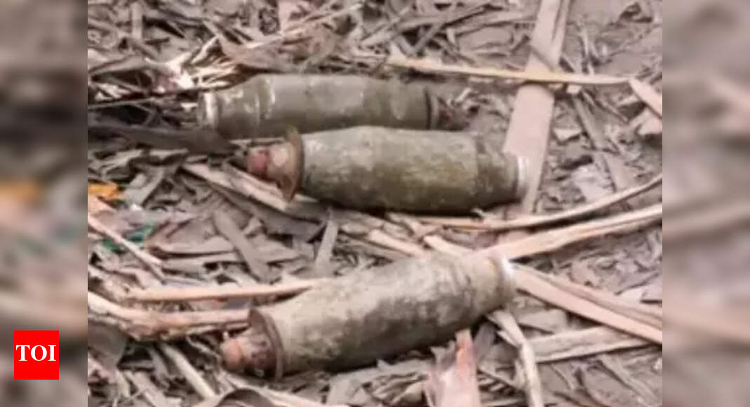 3 rusted shells found in J&K:Bomb squad destroys shells in controlled explosion; locals alert police