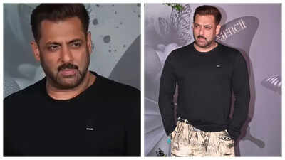Salman Khan shows off his new look at Arpita Khan Sharma and Arbaaz Khan's birthday bash; Sonakshi Sinha, Bobby Deol and other Bollywood stars attend: PICS INSIDE
