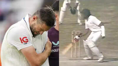 Broken, but not beaten! Chris Woakes could bat with one arm against India on Day 5 – just like Saleem Malik in Faisalabad '86