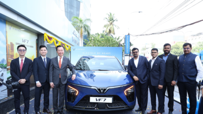 VinFast in Chennai with its biggest showroom in India (Credit: VinFast Fb account) VinFast sets up Chennai showroom: Vietnamese EV maker's biggest outlet in India; targets 35 across nation by year-end