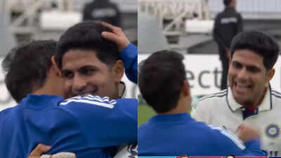 IND vs ENG Test: Shubman Gill and Gautam Gambhir share heartfelt embrace after thrilling series finale - Watch