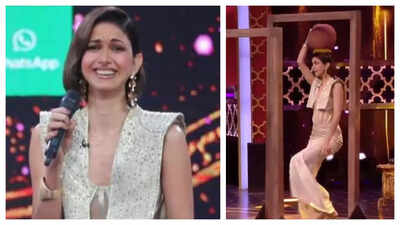  Jawaan actress Reha Sukheja wins hearts with confident matka task at the Grand Premiere