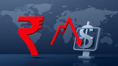 Currency watch: Rupee drops 48 paise to 87.66 against dollar; FII outflows, tariff worries drag