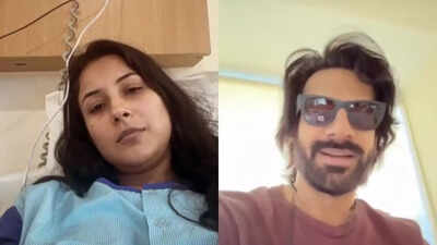Bigg Boss 13 fame Shehnaaz Gill gets hospitalised; Karan Veer Mehra visits  her and shares a health update | - Times of India