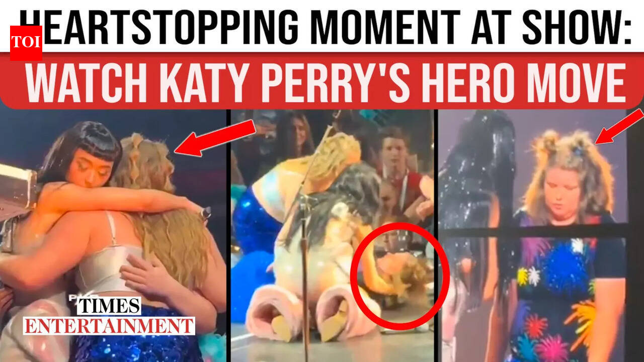 Shocking: Katy Perry Rushes To Aid Fainting Fan At Detroit Concert | Watch