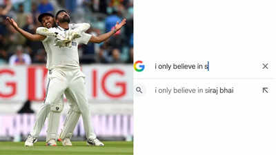 'I only believe in S...' – Google salutes Mohammed Siraj's heroics at The Oval