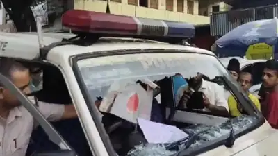 West Bengal opposition leader Suvendu Adhikari's convoy attacked in Cooch Behar: Vehicle damaged, black flags shown;  BJP calls it ‘planned’, TMC terms it ‘drama’