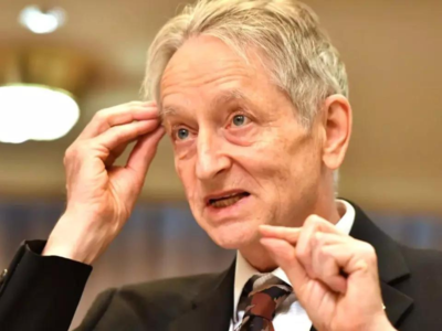 Godfather of AI Geoffrey Hinton says, he is scared that AI may develop its own language and ...