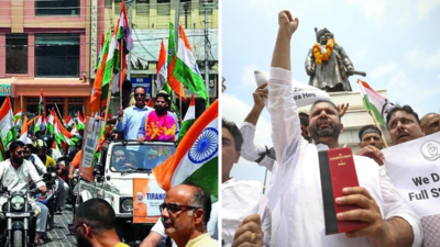 370 abrogation anniversary: ‘New J&K’ for LG, ‘Black Day’ for others