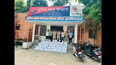 Ganja worth 1.66cr seized in Kota