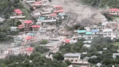 Uttarkashi disaster: Horrifying videos capture how Dharali village was destroyed in 20 seconds; buildings crumbled like cardboard pieces