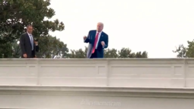 Was that really Donald Trump on the White House roof? Internet can’t believe it