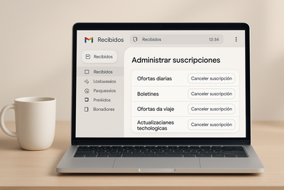 ¿Cansado de correos que no paras de recibir? Gmail te ayuda a poner orden con su nueva función “Gestionar suscripciones”