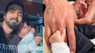 KL Rahul melts hearts as he shares adorable PIC of daughter Evaarah holding his finger; Athiya Shetty, Suniel Shetty, Ranveer Singh react with love