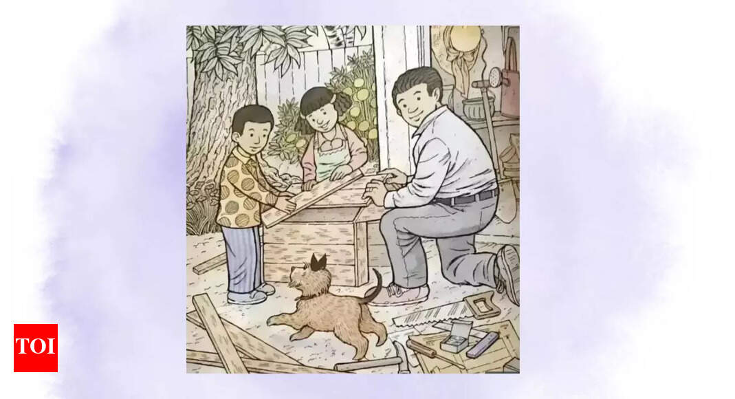 Optical Illusion: Do you have sharp eyes to find the hidden duck and butterfly in this family scene? | – Times of India