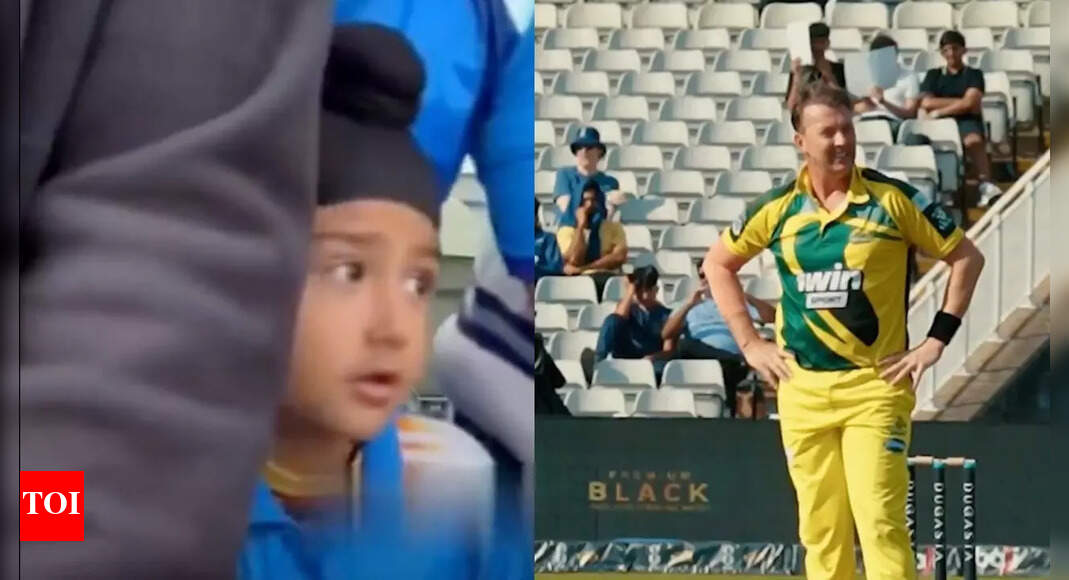 Watch: Brett Lee wins hearts by folding hands, saying 'Sat Sri Akaal' to young Sikh fan