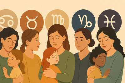 Los signos del zodiaco que hacen a las madres más cariñosas