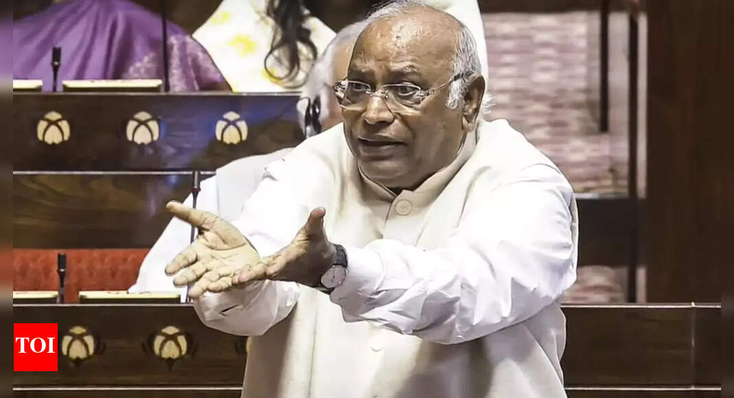 Bihar SIR row: Kharge seeks discussion in RS; writes to Deputy Chairman