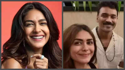 Fans think Mrunal Thakur's Son of Sardar 2 note is about Dhanush—Here's why
