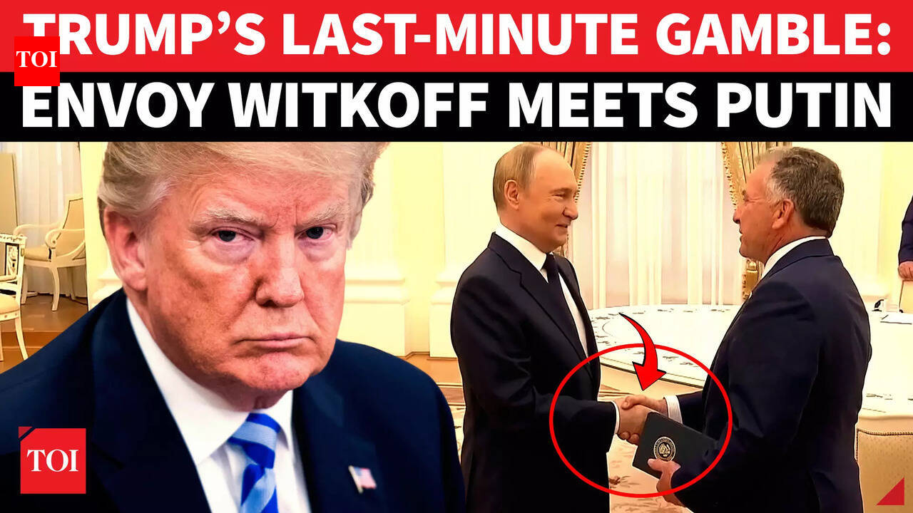 Putin Shakes Hands With US Envoy Witkoff But Digs In On Ukraine War As ...