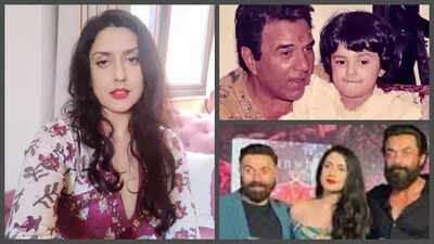 Meet Dharmendra's gorgeous granddaughter who's winning hearts off-screen - Here's why Sunny Deol and Bobby Deol adore her