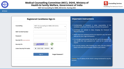NEET UG counselling 2025 round 1 choice locking begins at mcc.nic.in: Check direct link, steps to submit choices here