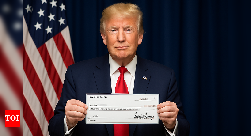 Donald Trump's pay check: 'Proud to be the only President' to donate his entire salary