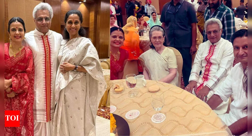 Inside Mahua Moitra–Pinaki Misra wedding reception in Delhi