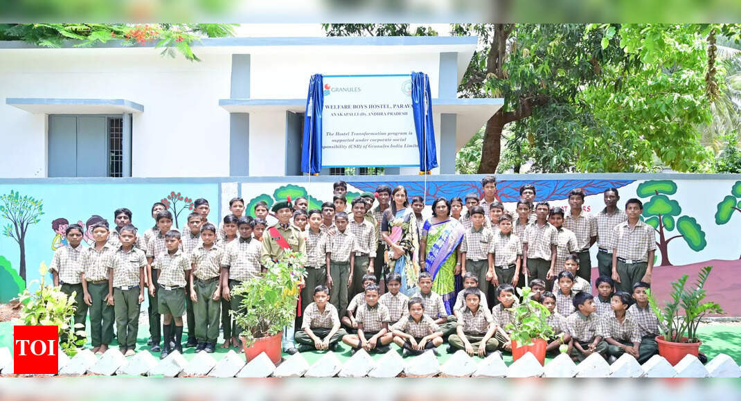 Anakapalli collector inaugurates transformed hostel in Parawada under Granules India CSR Initiative