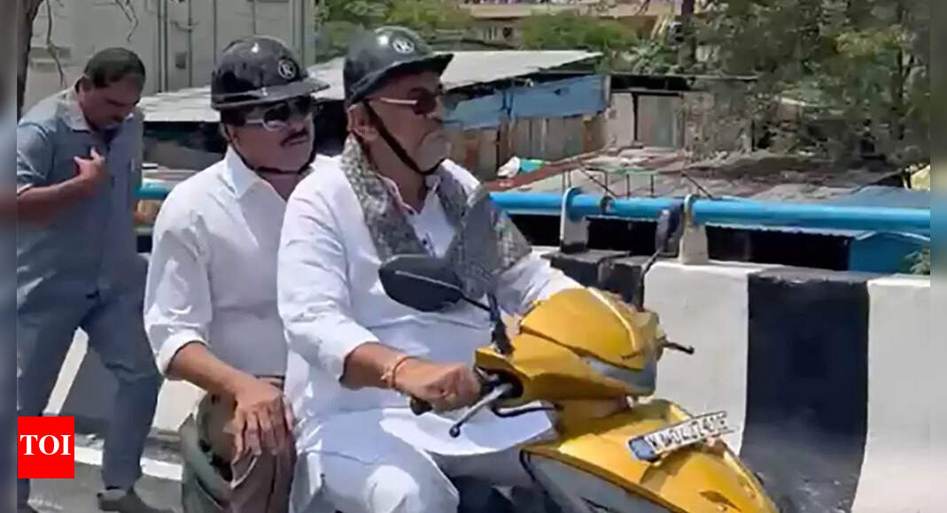 Rs 18,500 traffic fines on scooter ridden by Karnataka deputy CM DK Shivakumar cleared
