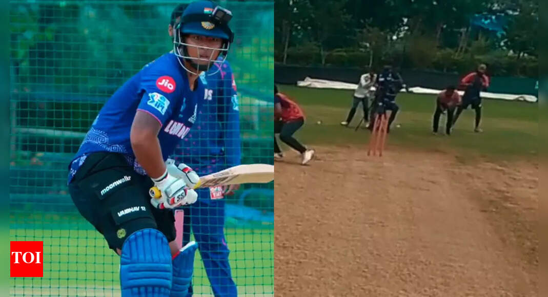 Vaibhav Suryavanshi's shot nearly sends camera crew to the hospital
