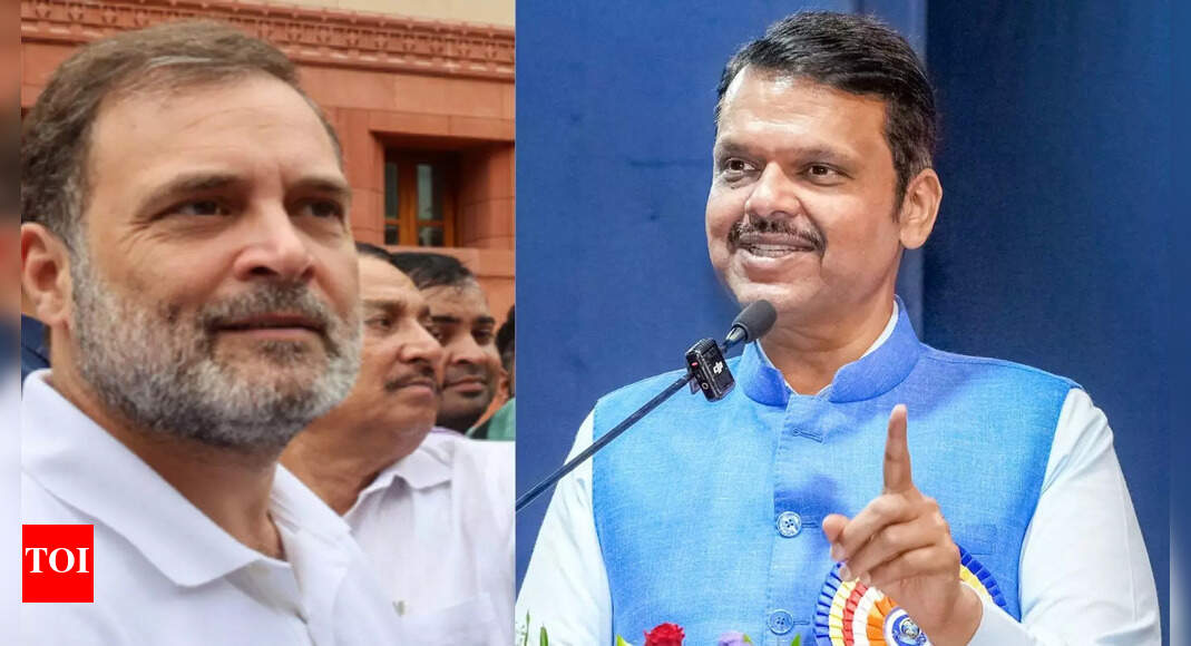 'His brain should be checked': Devendra Fadnavis slams Rahul Gandhi; dismisses LoP's 'vote theft' charge against Election Commission