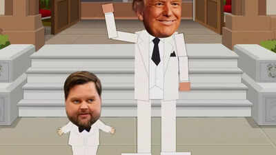 JD Vance's 5-word reaction to South Park humiliating him as Trump's manbaby, kicked by President