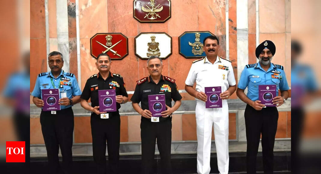 Armed forces release new doctrines on cyberspace & amphibious operations