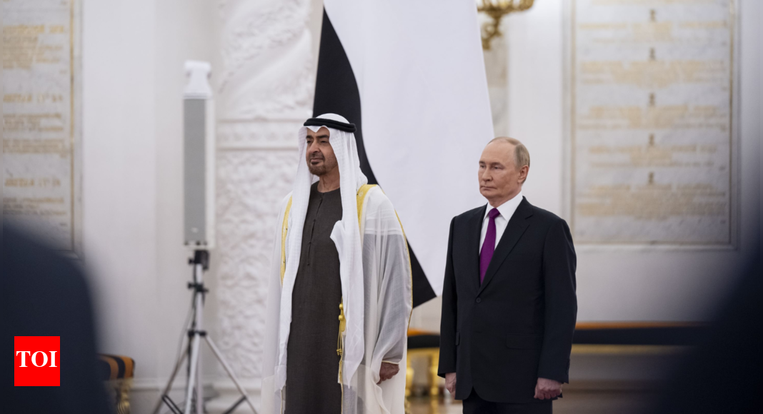 UAE President Sheikh Mohamed bin Zayed meets President Putin during official visit to Russia