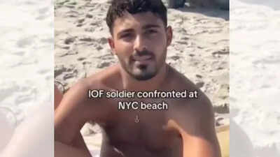  Palestinian woman confronts former IDF soldier at New York beach. Here is how he responded