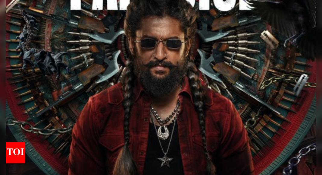 'The Paradise' new poster: Nani unleashes a menacing new look as Jadal in Srikanth Odela directorial - Watch pic