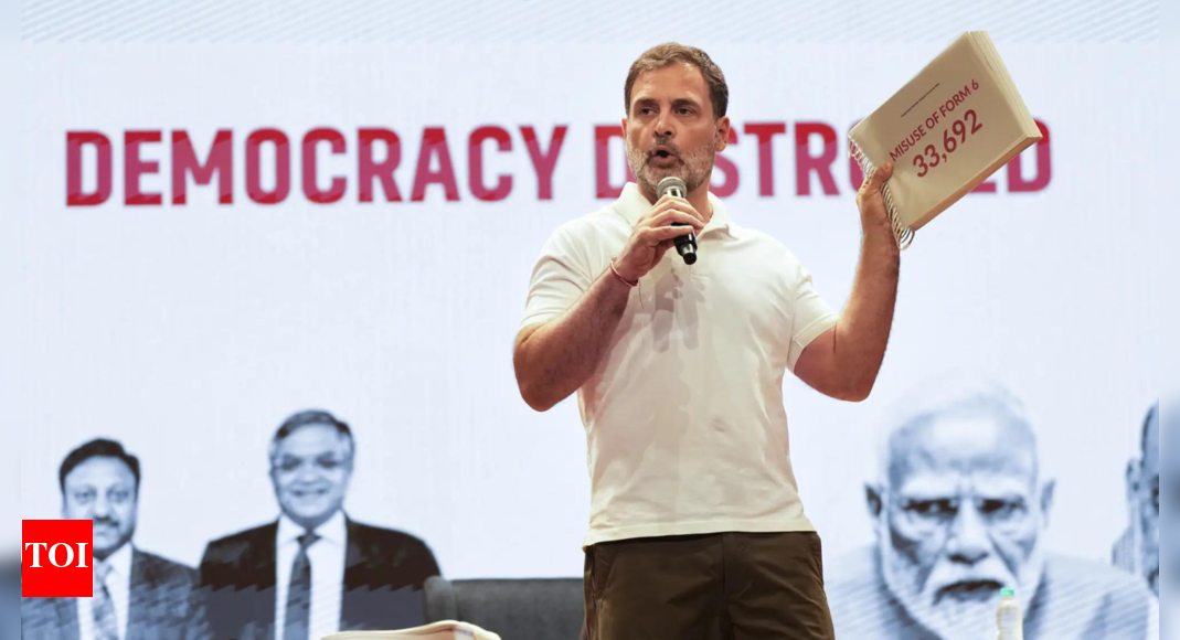 'Took oath inside parliament': Rahul Gandhi responds to EC’s 'sign affidavit' dare