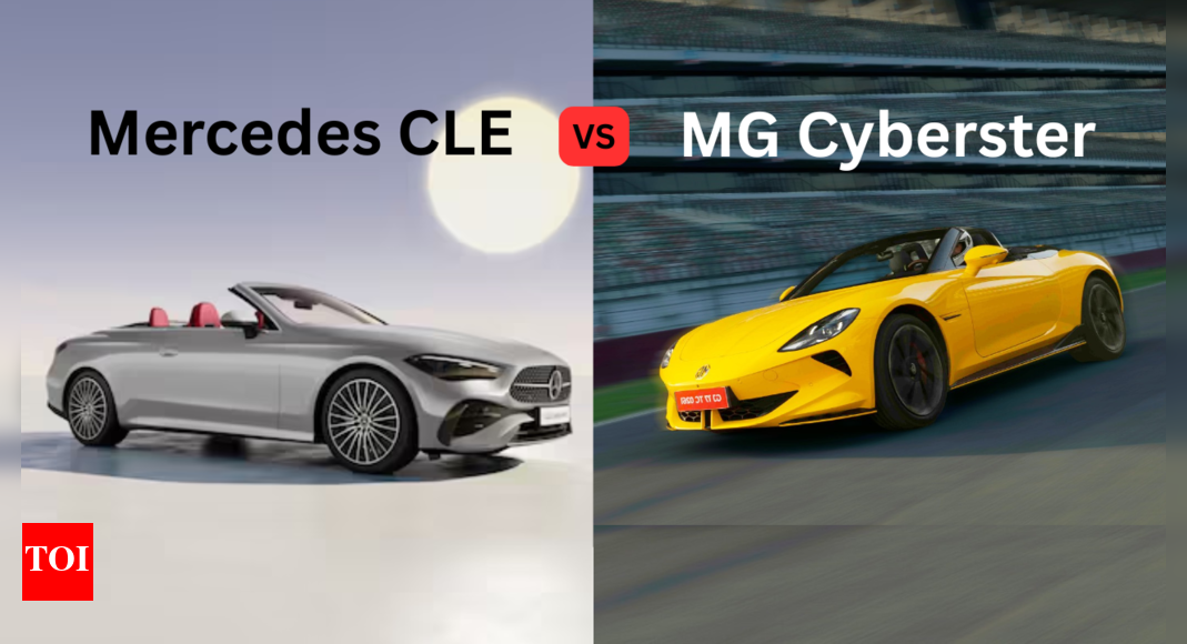 MG Cyberster vs Mercedes-Benz CLE Cabriolet: Price, features, specs compared