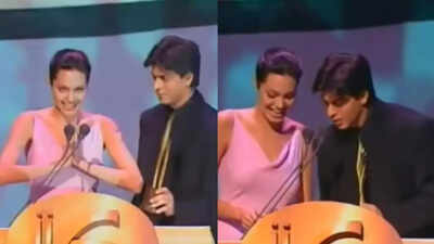 Throwback: When Shah Rukh Khan made Angelina Jolie laugh with a joke about Aishwarya Rai
