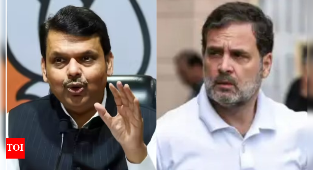 'Script by Salim-Javed': Fadnavis mocks Rahul's 'vote chori' claims; says Congress chief is speaking fiction