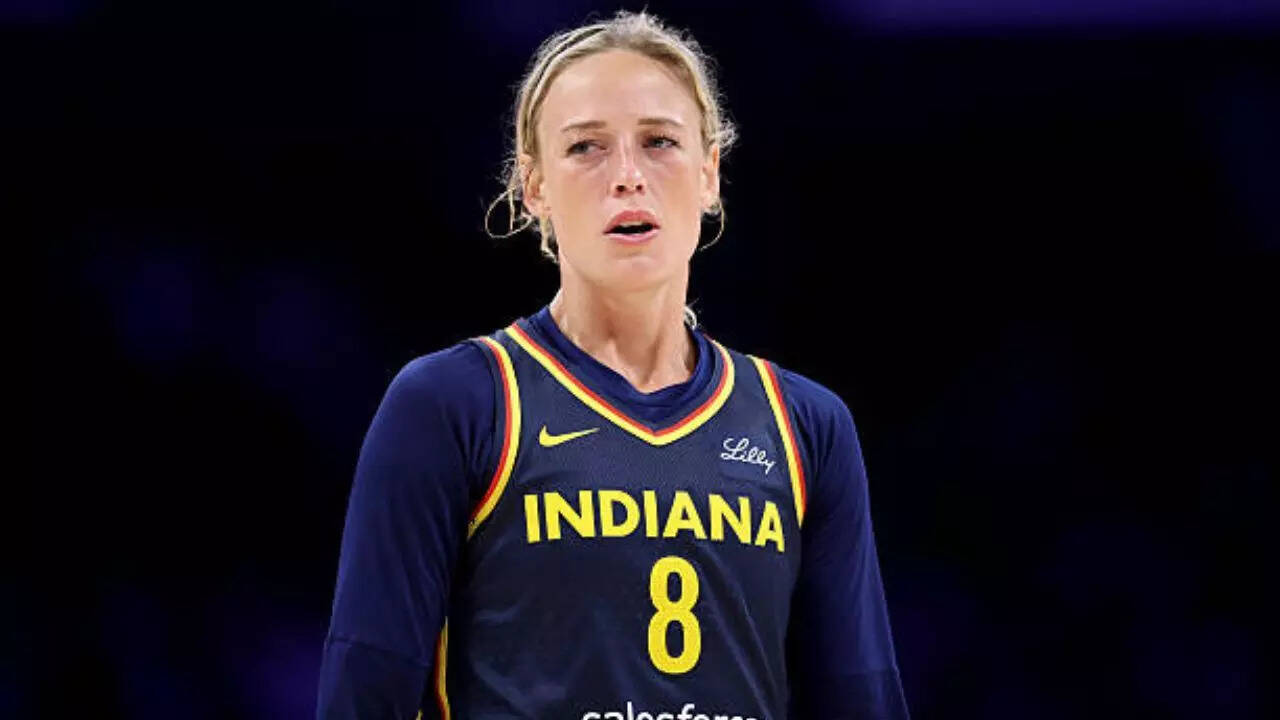 WNBA star Sophie Cunningham is not letting a few s*x toys from enjoying her  game time | NBA News - Times of India