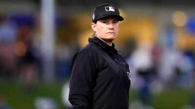 Former art teacher who became MLB's first female umpire