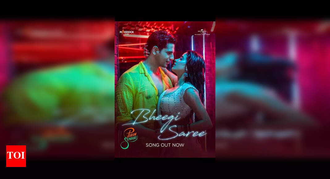 Sidharth and Janhvi turn up the heat in Param Sundari's rain track 'Bheegi Saree'