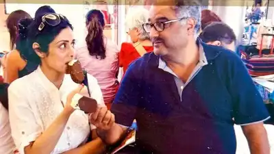 Boney Kapoor remembers Sridevi with a cute ice cream throwback ahead of her birth anniversary; fans call it a ‘simple moment frozen in time’