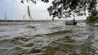 Delhi rains: Yamuna has brush with ‘danger’ for 2 hours; crosses 205.33m mark
