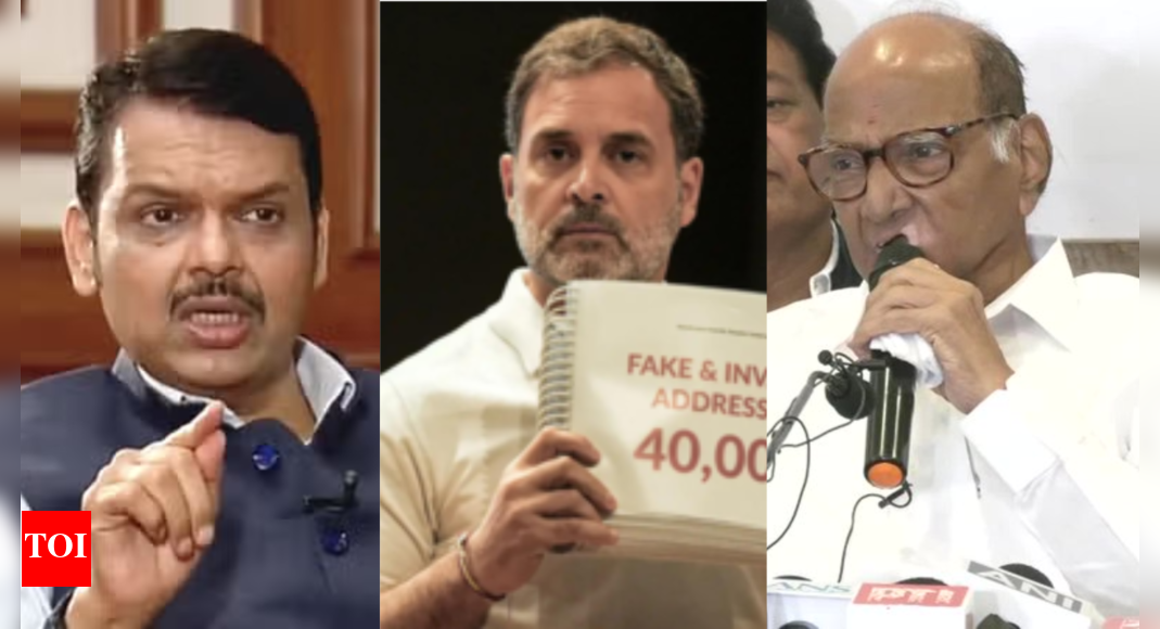Pawar reveals pre-poll offer amidst Rahul Gandhi’s ‘vote theft’ charge