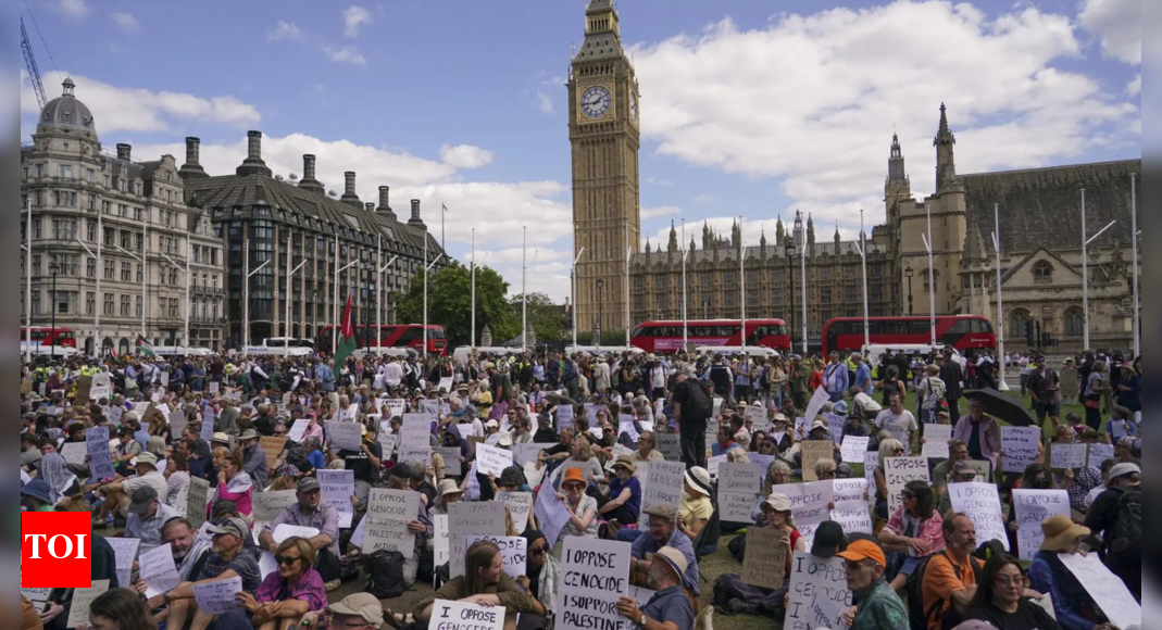 'Over 200 arrested': London police crackdown on a pro-Palestinian group